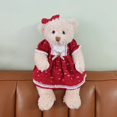 thumbnail image 1 of Cute Princess Style Teddy Bear Plush Toy, Dress Bear Doll, Children's Toy, Girl Birthday Gift, Home Decoration, 1 of 5