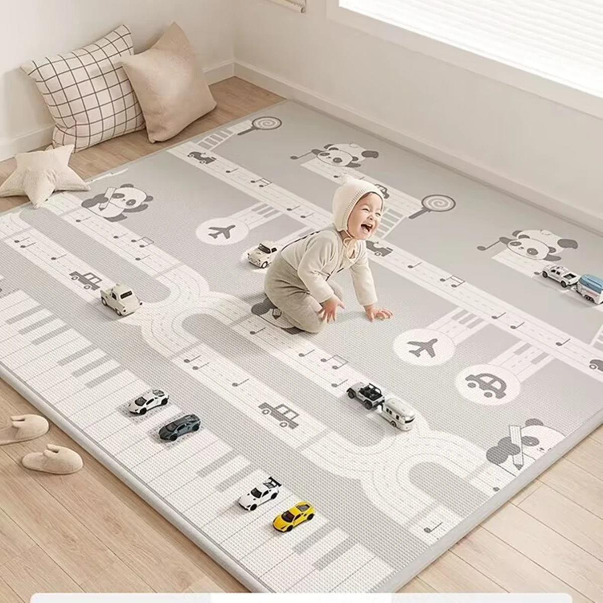 Odorless Thicken 1cm Environmentally Friendly Baby Crawling Play Mats Folding Mat Carpet Play