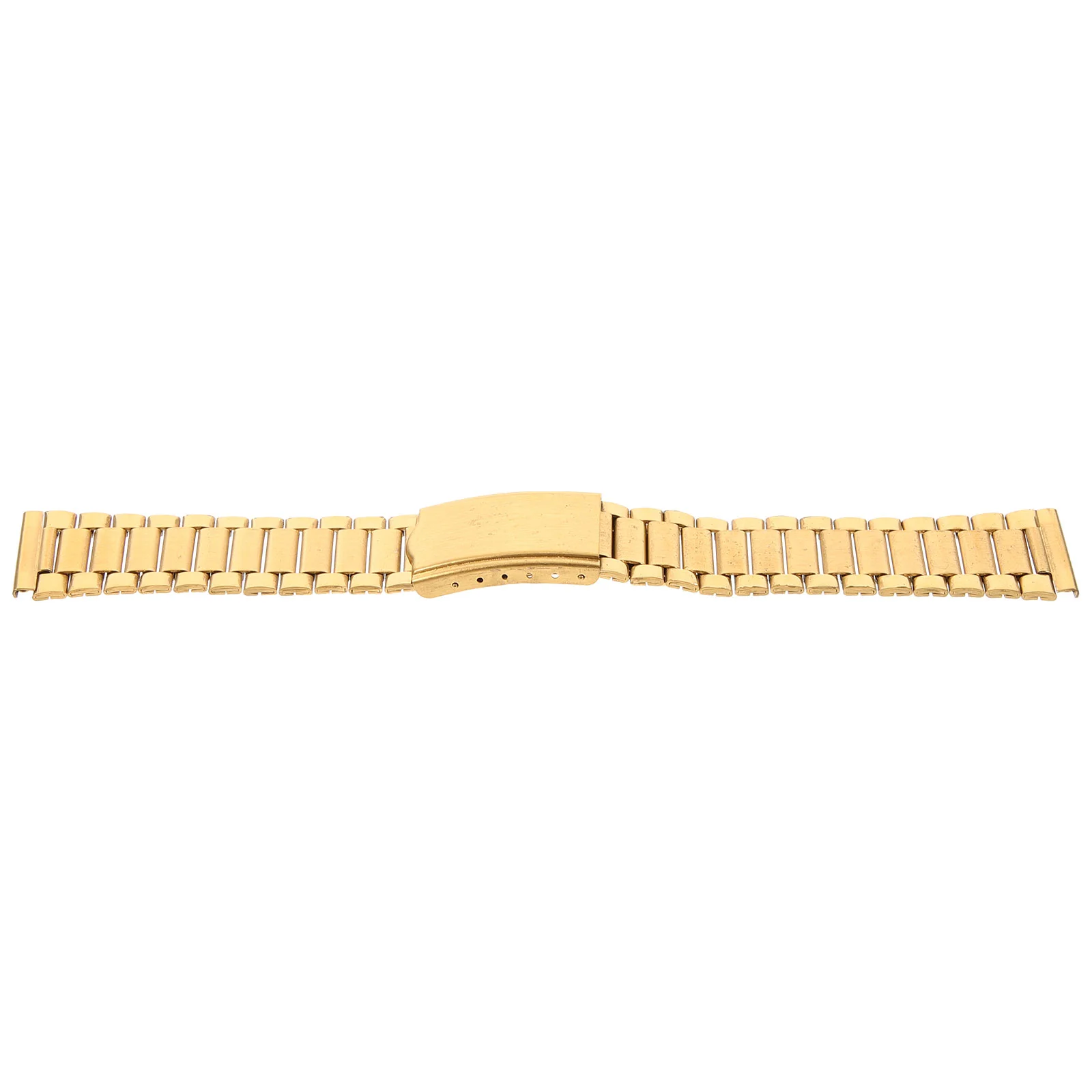 

Watch Accessories Old Stainless Steel Bracelet Covered Strap Folding Buckle Flat (silver 18mm)