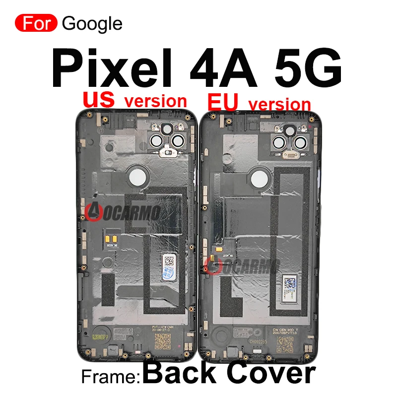 For Google Pixel 4 XL 4xl 4A 4G 5G Middle Frame And Black