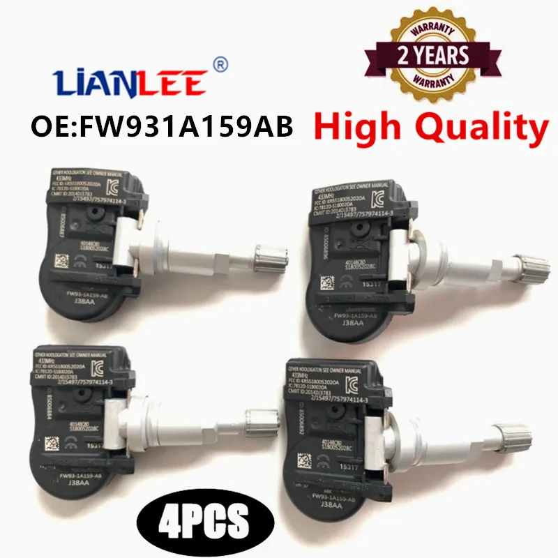 TPMS Ÿ̾ з  , Ǫ 207 208 307 407 408 1007 Ʈο C4 , 433MHz, LR003133, FW931A159AB, AH521A189AA, 4 