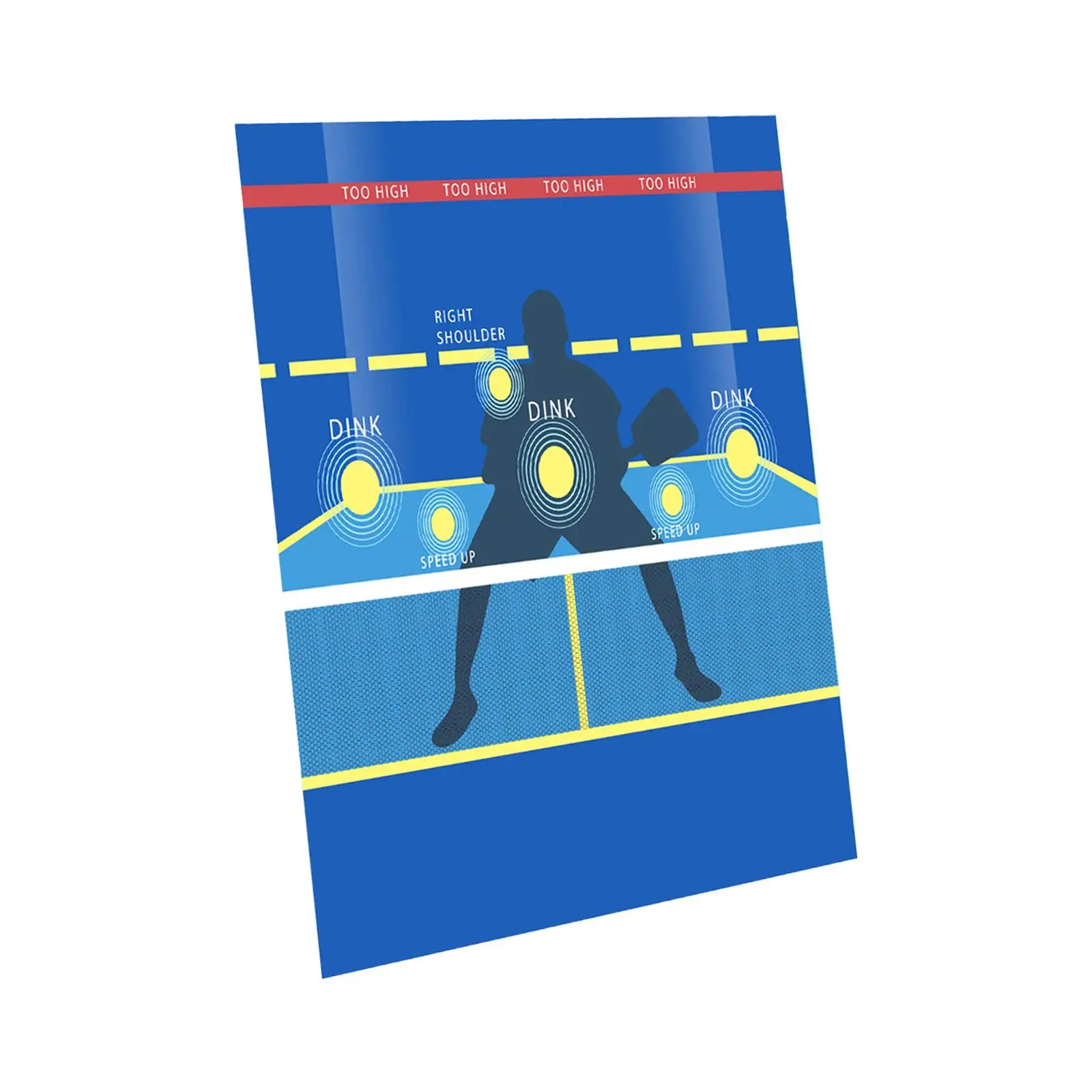 Pickleball Dink Pad Pickleball Practice Equipment Improve Your Pickleball Game Pickleball Practice Poster for Wall Men Women Pickleball Dink Pad Pickleball Practice Equipment Improve Your Pickleball Game Pickleball Practice Poster for Wall Men Women