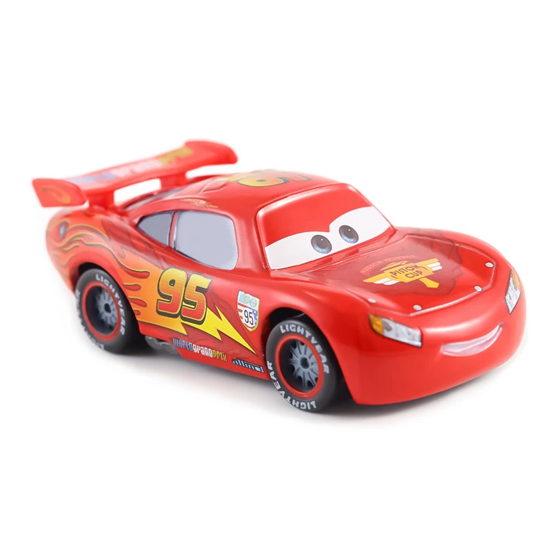 Disney-figura DE ACCIÓN DE Lightning McQueen Racing Jackson Storm Ramirez 1:55, modelo de Metal fundido a presión, juguetes de Anime de aleación, regalo de cumpleaños