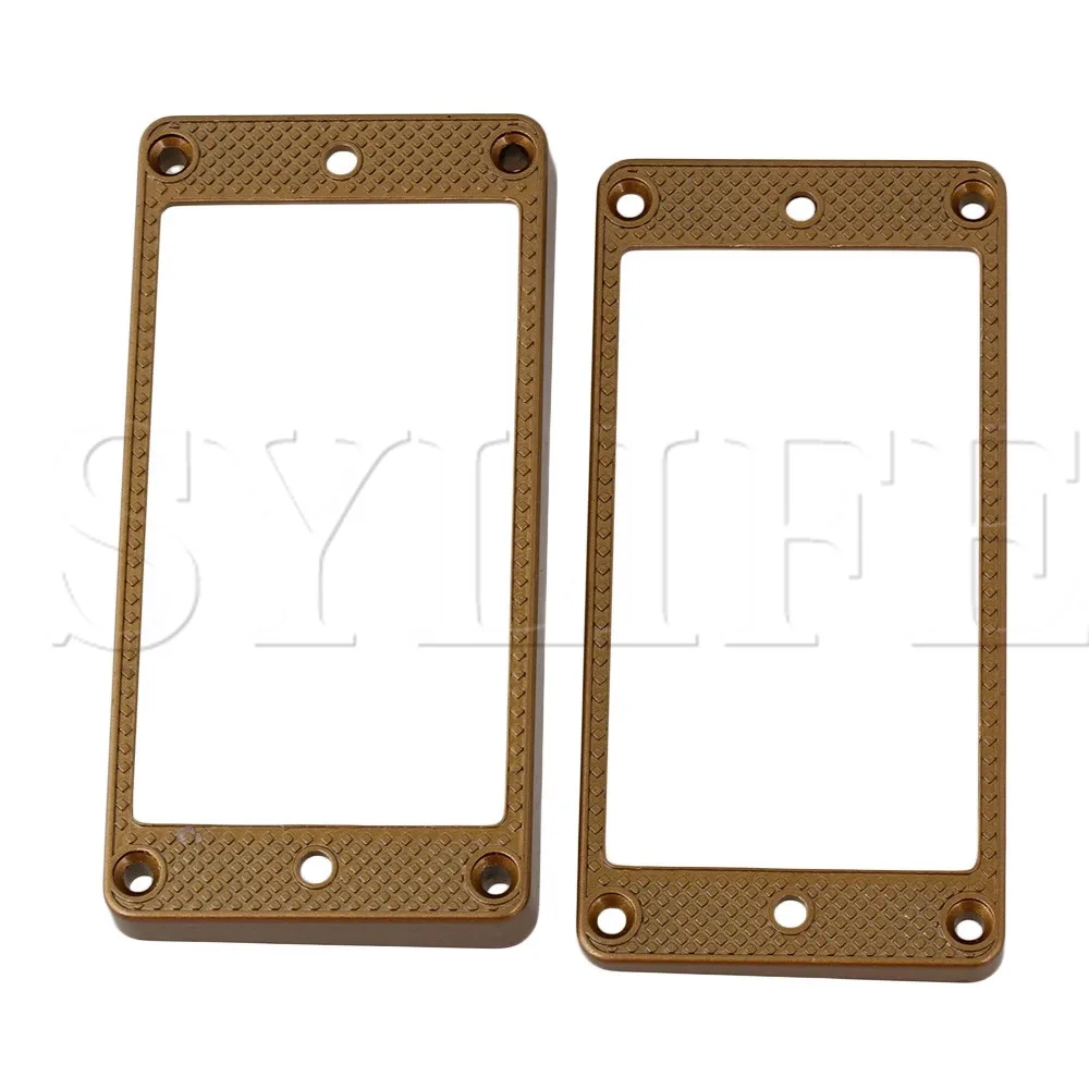 

2PCS 91MM Bronze Electric Guitar Curved Mounting Humbucker Pickup Rings