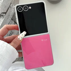 Electroplated Shockproof Case for Samsung Galaxy Z Flip Series (HotPink)