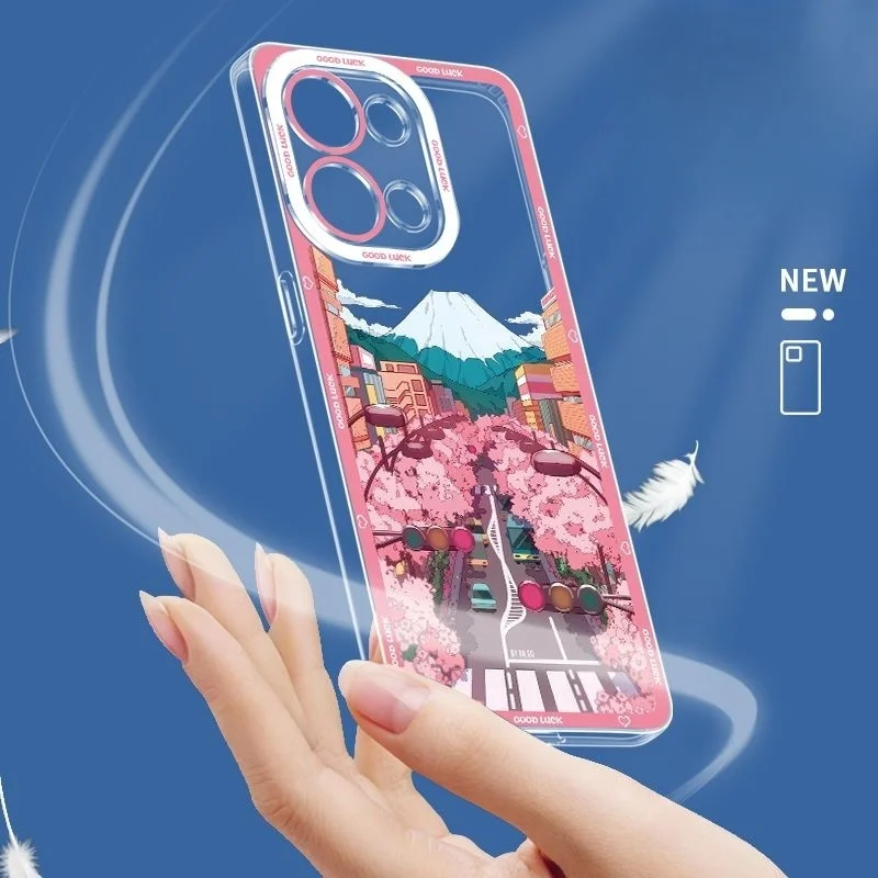 Suzume Japanese Anime Starry Sky Cat Soft Phone Case Cover