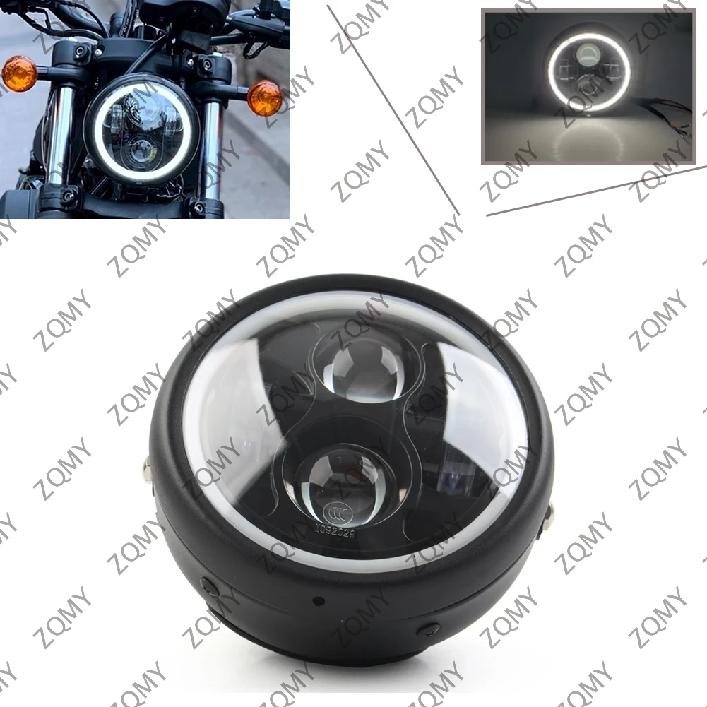 

Лампа мотоциклетная, 5,75 дюйма, для фар головного света, для Harley Dyna Softail Sportster