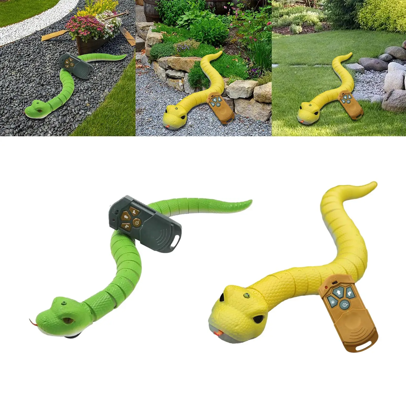 Remote Control Snake Toy Electric Fake Snake for Interactive 4