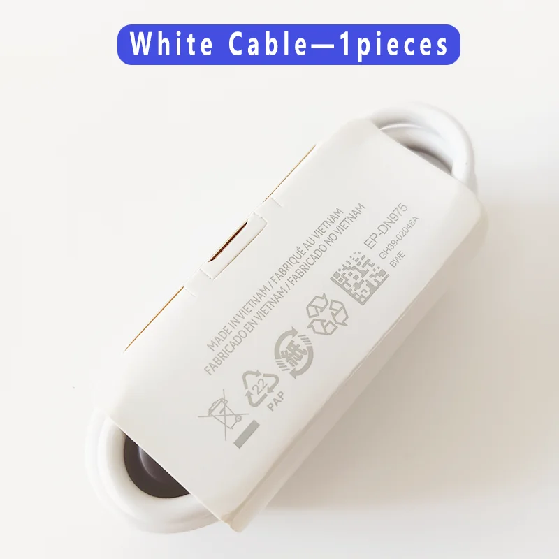 ตัวเลือกสินค้า สายชาร์จ Samsung Type-C PD 45W ชาร์จเร็ว สำหรับ Galaxy และ A Series