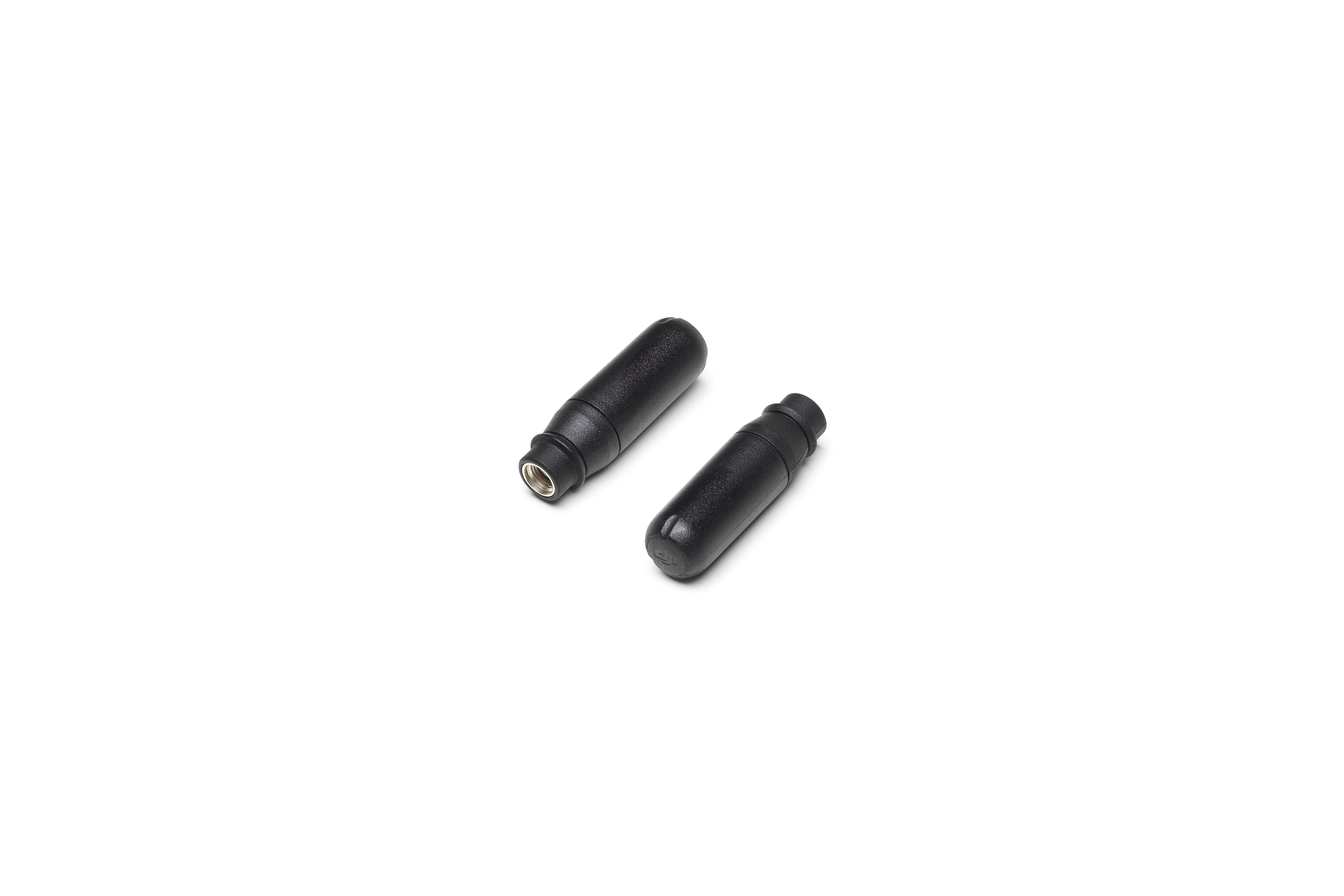Quatre antennes DJI FPV V2 disposées en éventail, double bande, idéales comme pièces de rechange.