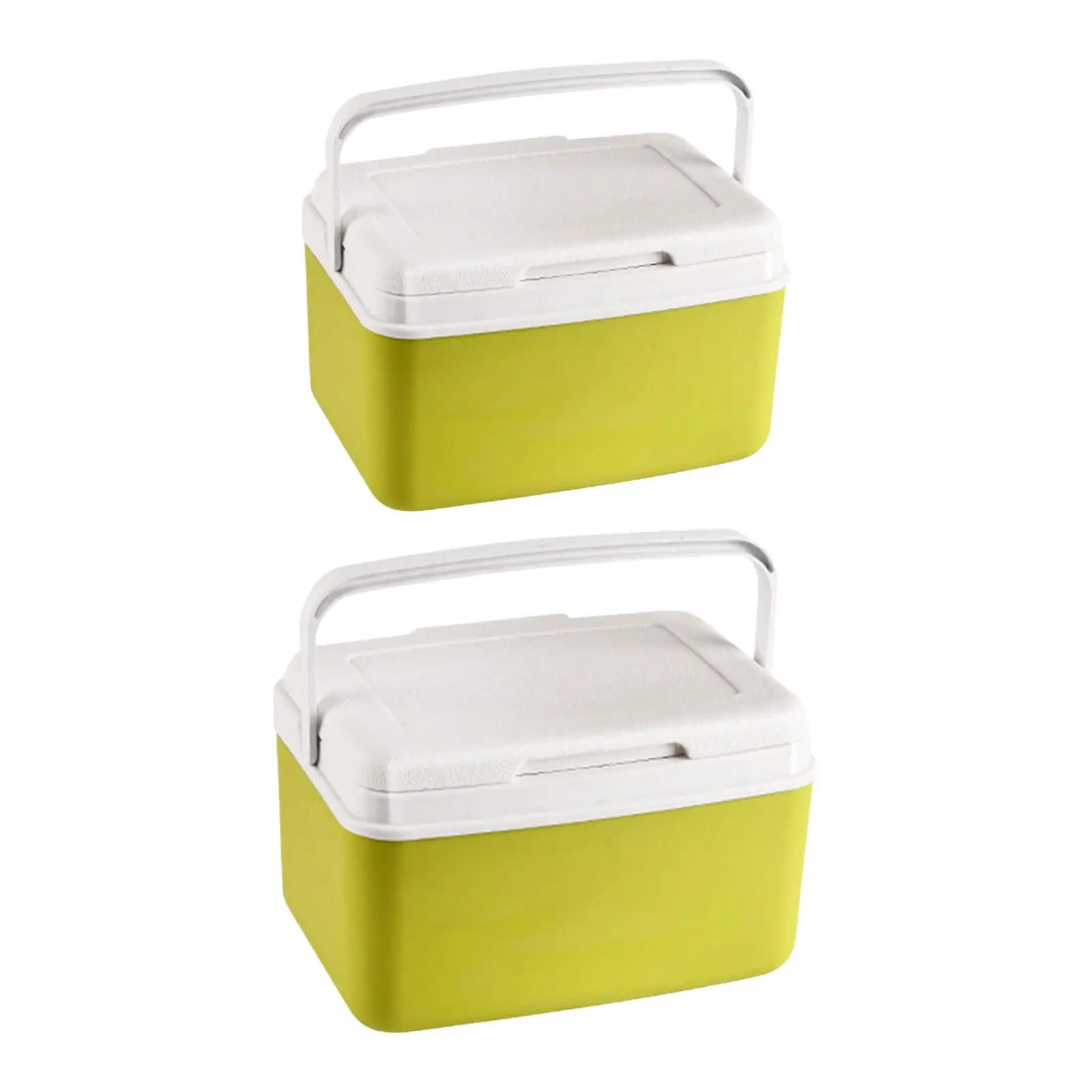Insulated Cooler Box Car Refrigerator Versatile Personal Cold/Heat Preservation Cooler Ice Chest Small for Picnic Boat Party