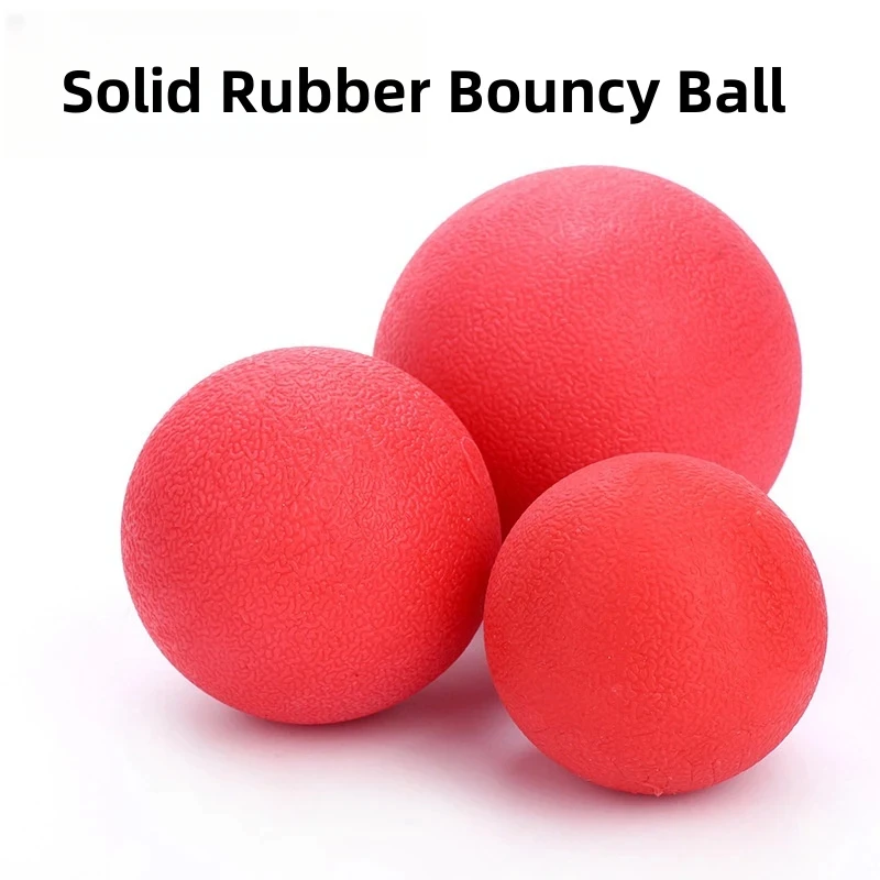 Hard Solid Rubber Balls for Dog Bite Resistant and Indestructible Dog Training Ball Pet Chew Play Fetch Bite Toy TPR Bouncy Ball 4