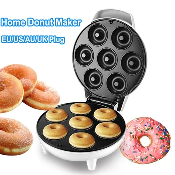 1200w High-power Electric Donut Machine Home Multi-functional Automatic Heating Egg Cake Bread Baking Machine Breakfast Machine 1