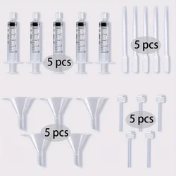 Premium Perfume Accessory Set: Essential Tools for Travel and DIY Cosmetics (Clear)