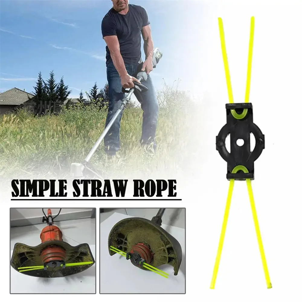 Simple Grass Rope Mower Accessories Straw Rope Wear-resistant Mower Head Replacement Outdoor Garden Accessories 5pcs mower head