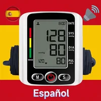 Russian  / Arabic / Spanish / Portuguese Voice Broadcast Tonometer LED Arm Blood Pressure Monitor BP Monitor Sphygmomanometer 2