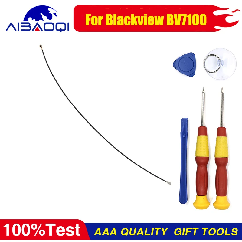 

100% New Original Coaxial Wifi Wire Signal Antenna Flex Cable For Blackview BV7100 Repair Replacement Accessories Parts