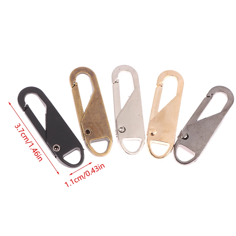 10Pcs DIY Sewing Craft Zipper Slider Puller Zipper Repair Kit Replacement For Broken Buckle Travel Bag Suitcase Head zipper repair kit,zipper pullers,zipper sliders,zipper heads
