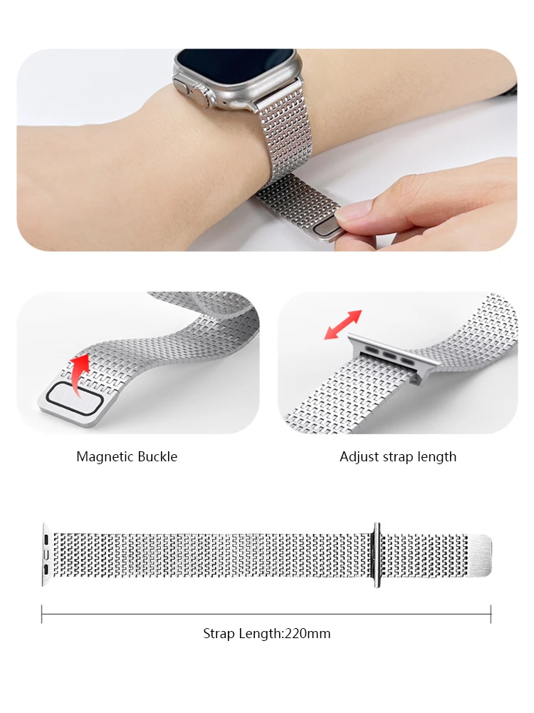 Apple Watch How To Tighten Stainless Steel Watch Mesh Watch How To