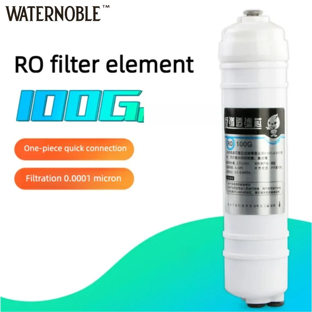 Waternoble 100G - Integrated Quick-Connect Reverse Osmosis Membrane Water Purifier Filter Compatible With All Brands & Systems