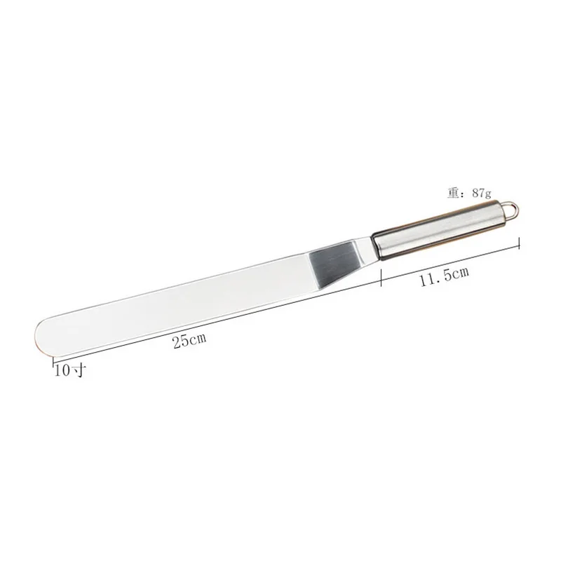Stainless Steel Cake Decorating Spatula Set - Professional Icing and Frosting Tools