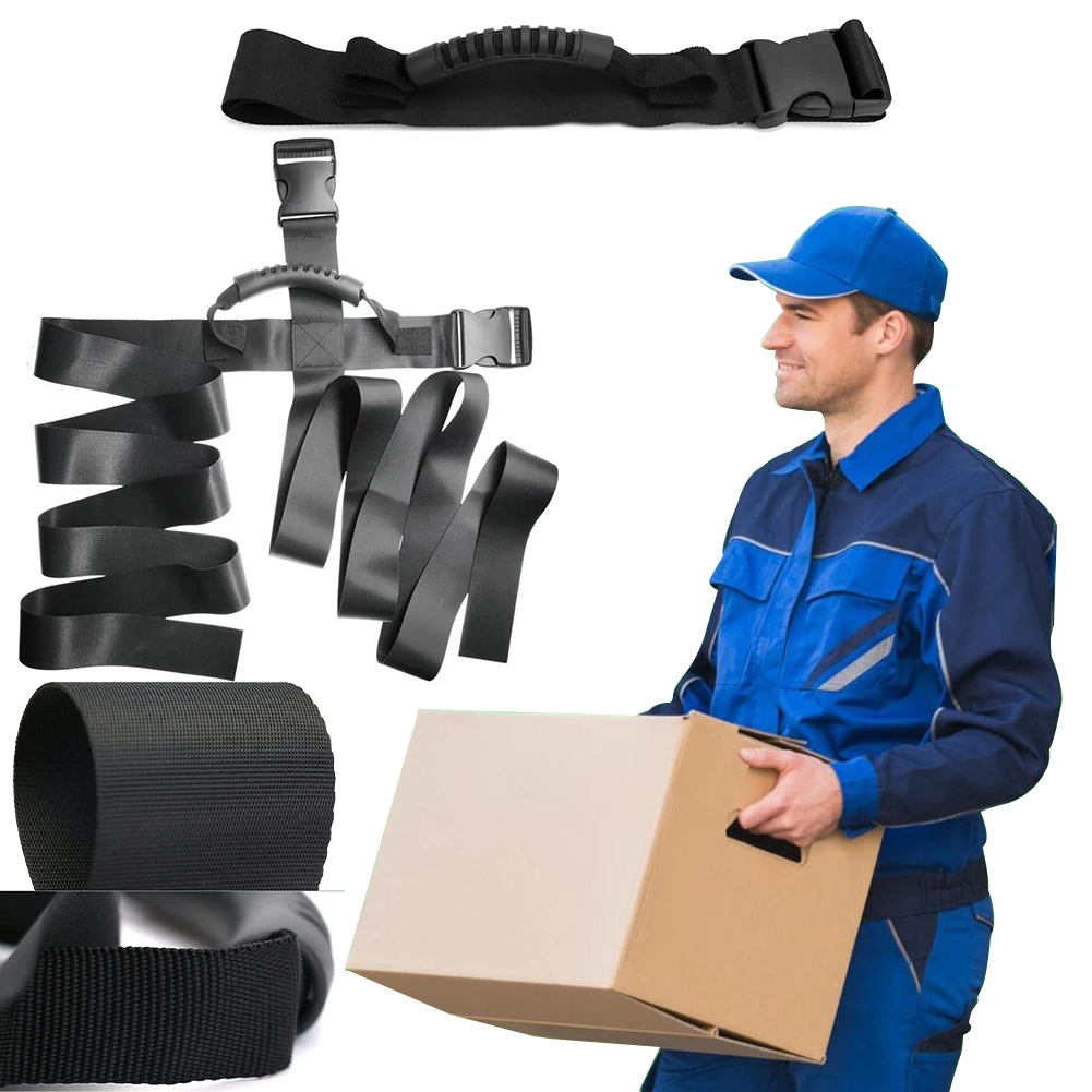 Description Picture 4 of itemPortable Packing and Moving Strap with Handle&Buckle Packing Straps Travel Belts for Secure Lifting Carrying Heavy Boxes Luggage