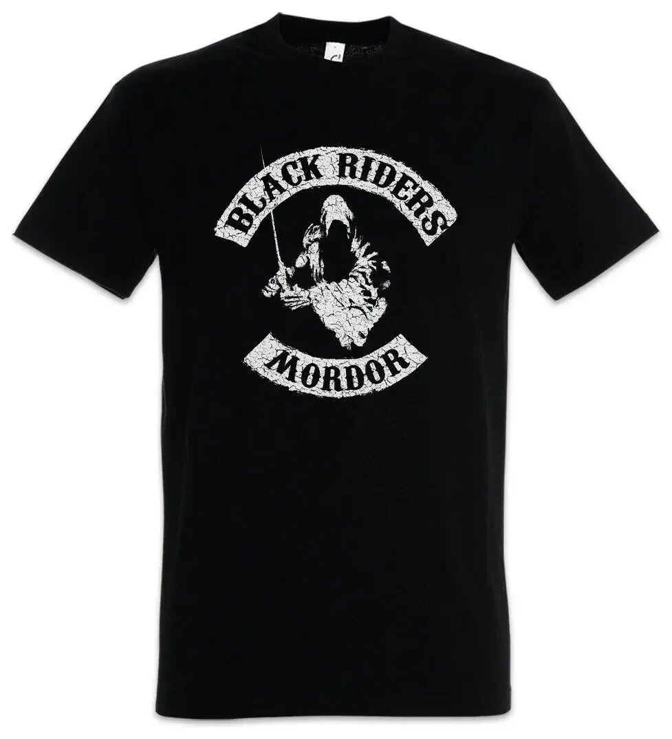 Black Riders Mc T-Shirt Lord Of Nazgul Biker Fun The Patch Rings Mordor Sauron
