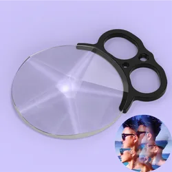 Handheld Kaleidoscope Prism Camera Glass Halo Special Effect Filter (75mm 5 Prism)