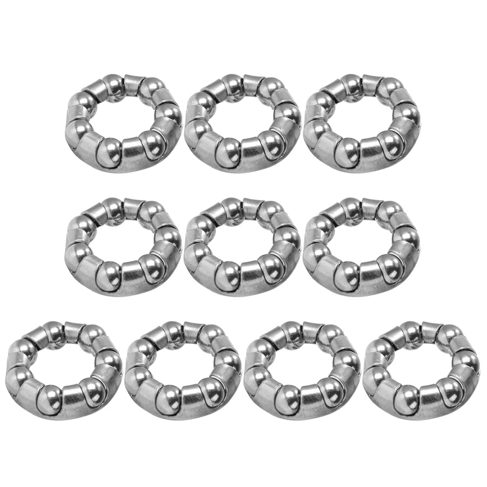 10pcs Diameter 25mm Bicycle Front Rear Wheel Axle 1/4 Inch 7 Ball Bearings MTB Bike Wheel Hub Bearings Cycling Riding Equipment bicycle ball bearing bicycle wheel hub bearings