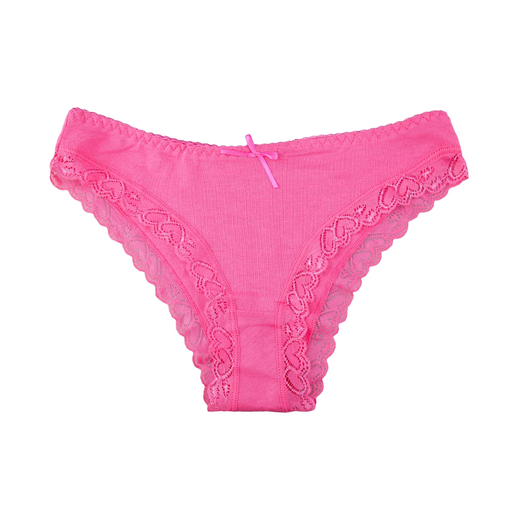 Women's Panties Cotton Female Underpants Sexy Panties Comfortable Briefs Underwear Ladies Pantys Lingerie Solid Color 3Pcs/lot