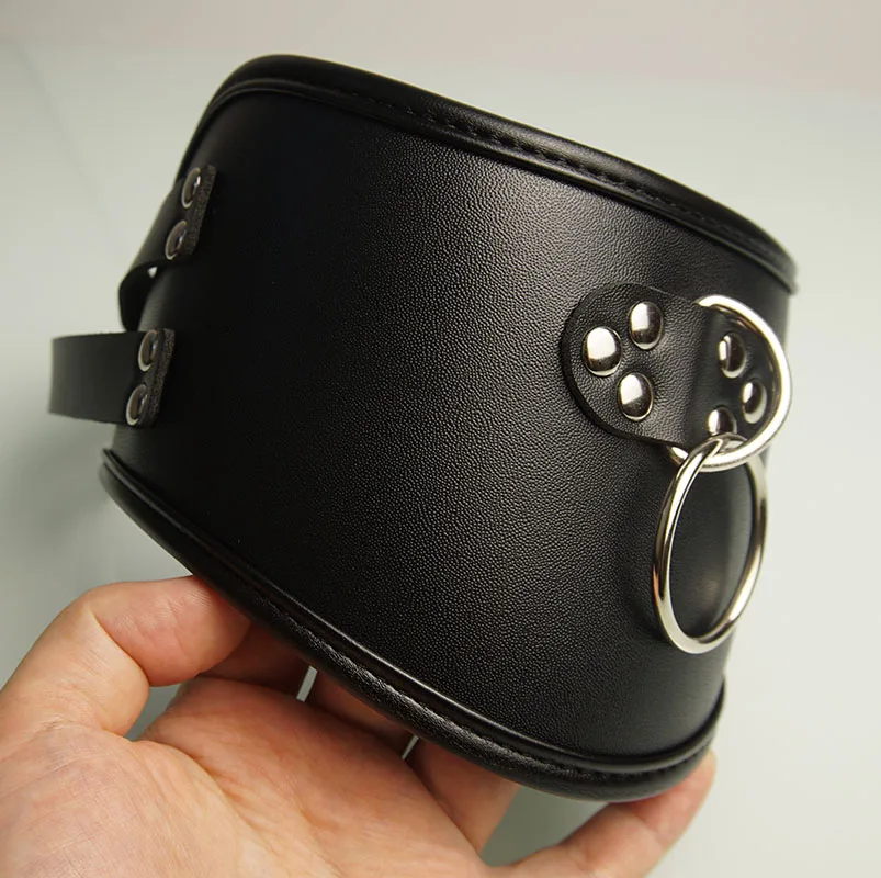 Leather BDSM Posture Collar,Slave Collars Chocker Sexual,Bondage Restraints,Sex Toys for Couples,Adult Games,Role Play
