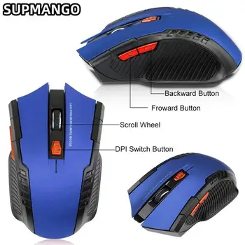 113 Battery Version Mini2.4 GHz Wireless Optical Mouse Portable Mouse Wireless USB Mouse Notebook Computer 2