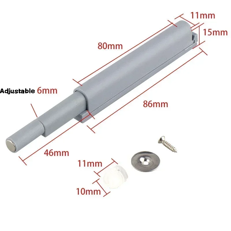 5/10Pcs Magnetic Push Latches for Cabinets Push to Open Cabinet thumbnail 10