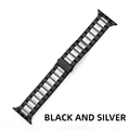 7 black silver