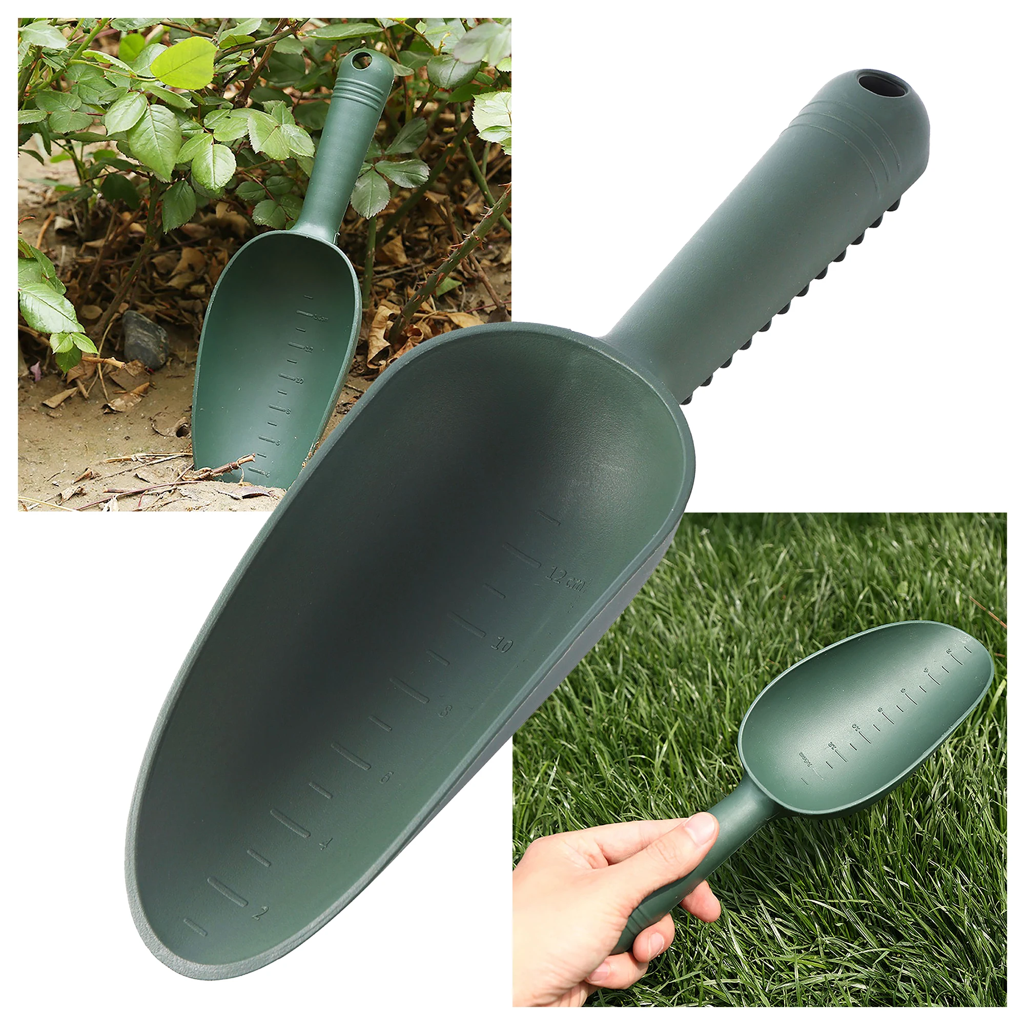 Pelle de jardin multifonction en plastique, cuillère à sol succulente,  outil de creusement, outils de culture de jardin