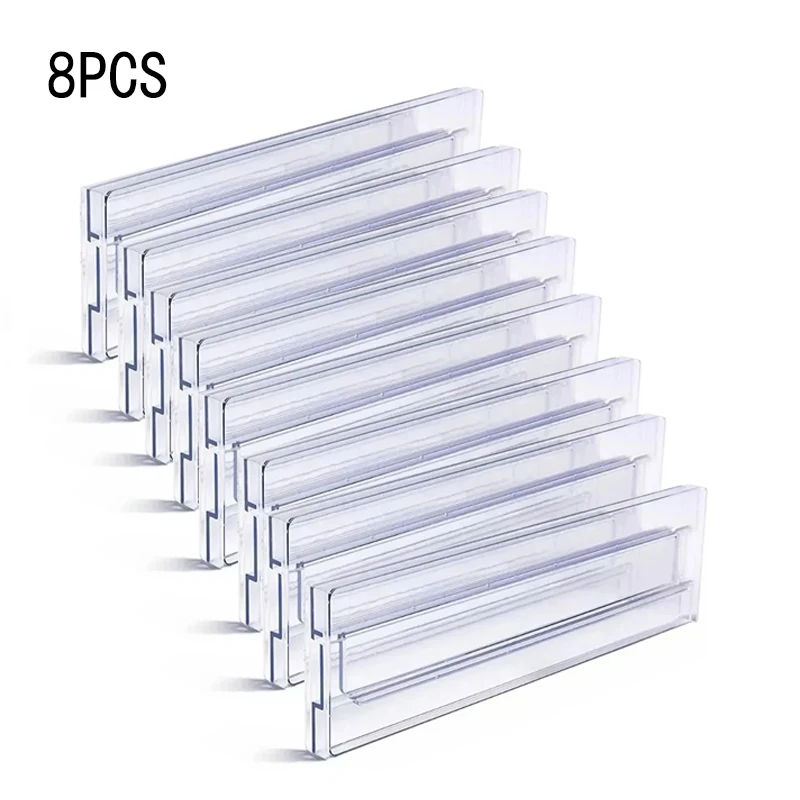 Adjustable Clear Drawer Dividers and Organizers - Versatile Cabinet Storage Solutions