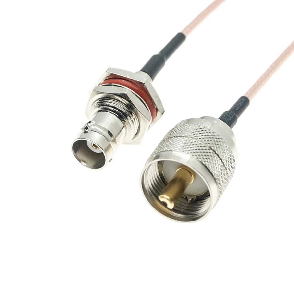 

RG316 BNC Female Jack Bulkhead to UHF Male PL259 50 Ohm Low Loss Jumper Coaxial Connector RF Cable