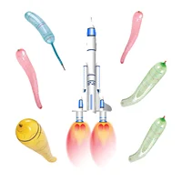 Thickened Flying Rocket Balloon Toys Wholesale Kids Fun Multi-colored Flying Rubber Long Balloon Outdoor Inflatable Balloon Toys 2