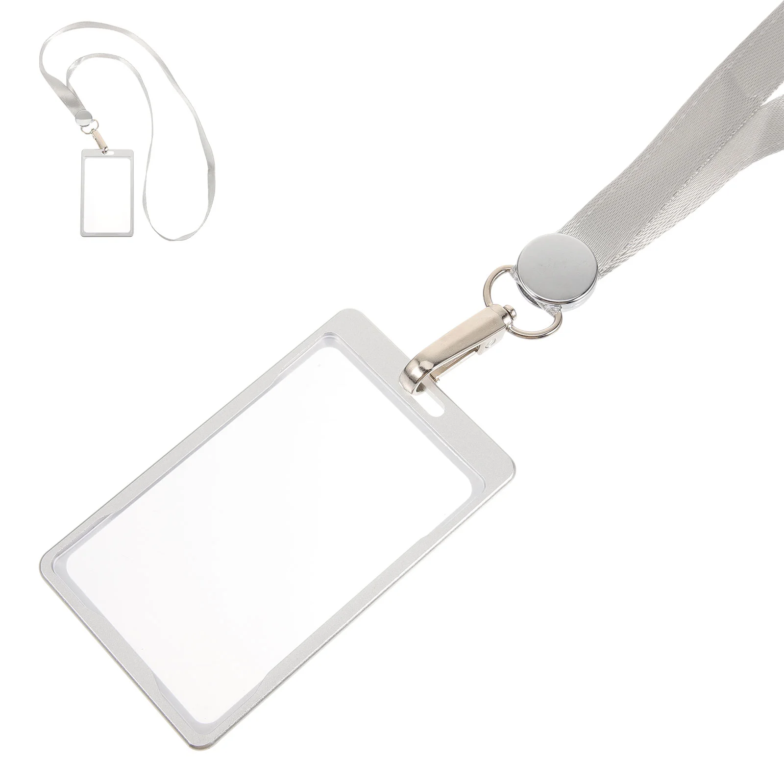 

Прозрачный держатель этикеток для удостоверения личности, чехол для карт, рабочая защита, алюминиевый сплав, игровые Чехлы для хранения, защита для мужчин