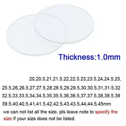 High - Quality Round Watch Glass Crystal Lens - 20mm - 45mm (33.5mm)