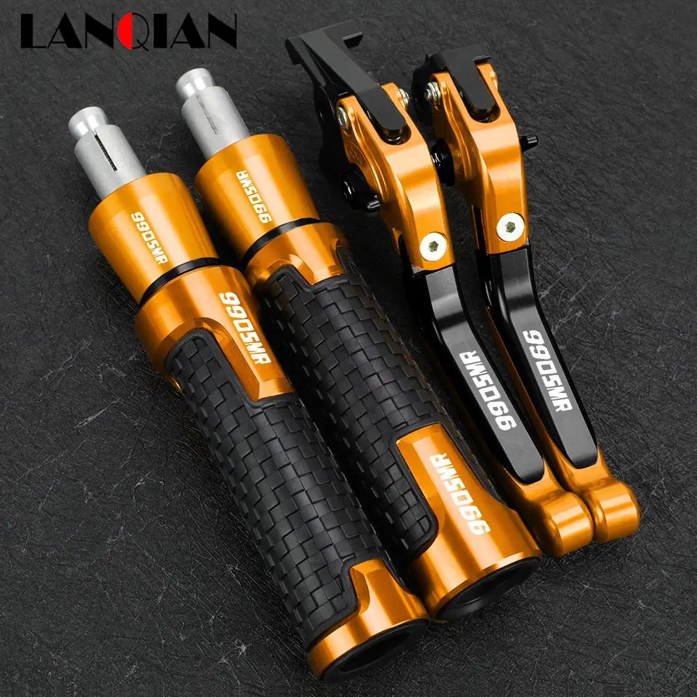 

Motorcycle Adjustable Accessories Brake Clutch Levers Handlebar Handle Grip ends Set For 990SMR 990 SMR 2009-2010 2011 2012 2013