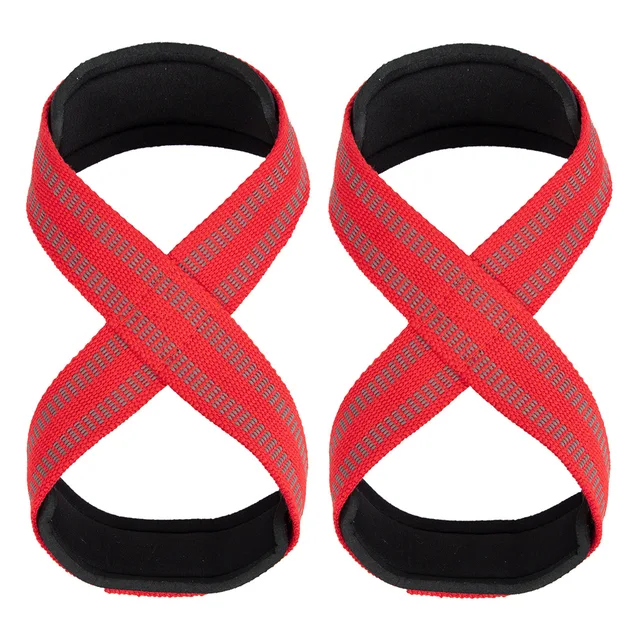 2PCS Weightlifting Hand Belt Anti-Slip Sport Fitness Wrist Wraps Straps Gym Support Lifting Grip Belt Fitness Bodybuilding 5