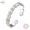 Fansilver S925 Sterling Silver Toe Rings for Women  Snake Cubic Zirconia Daisy Flower Open Toe Ring Set Foot Jewelry for Summer 1
