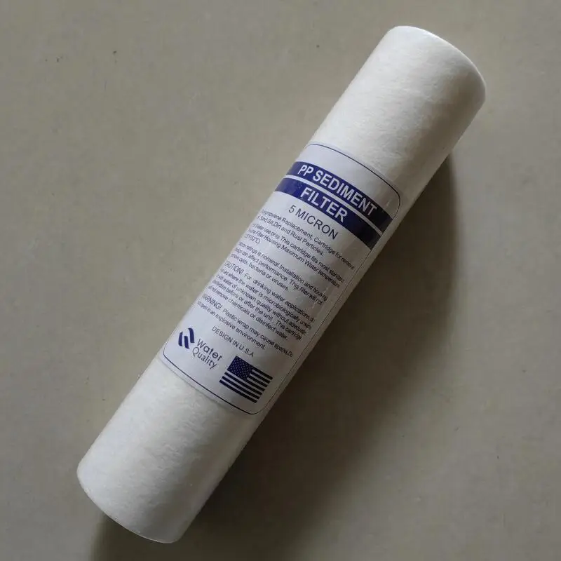Polegadas Padrão do Filtro de Água pp Filtro de Sedimentos Micron Peças Lote Peças 10