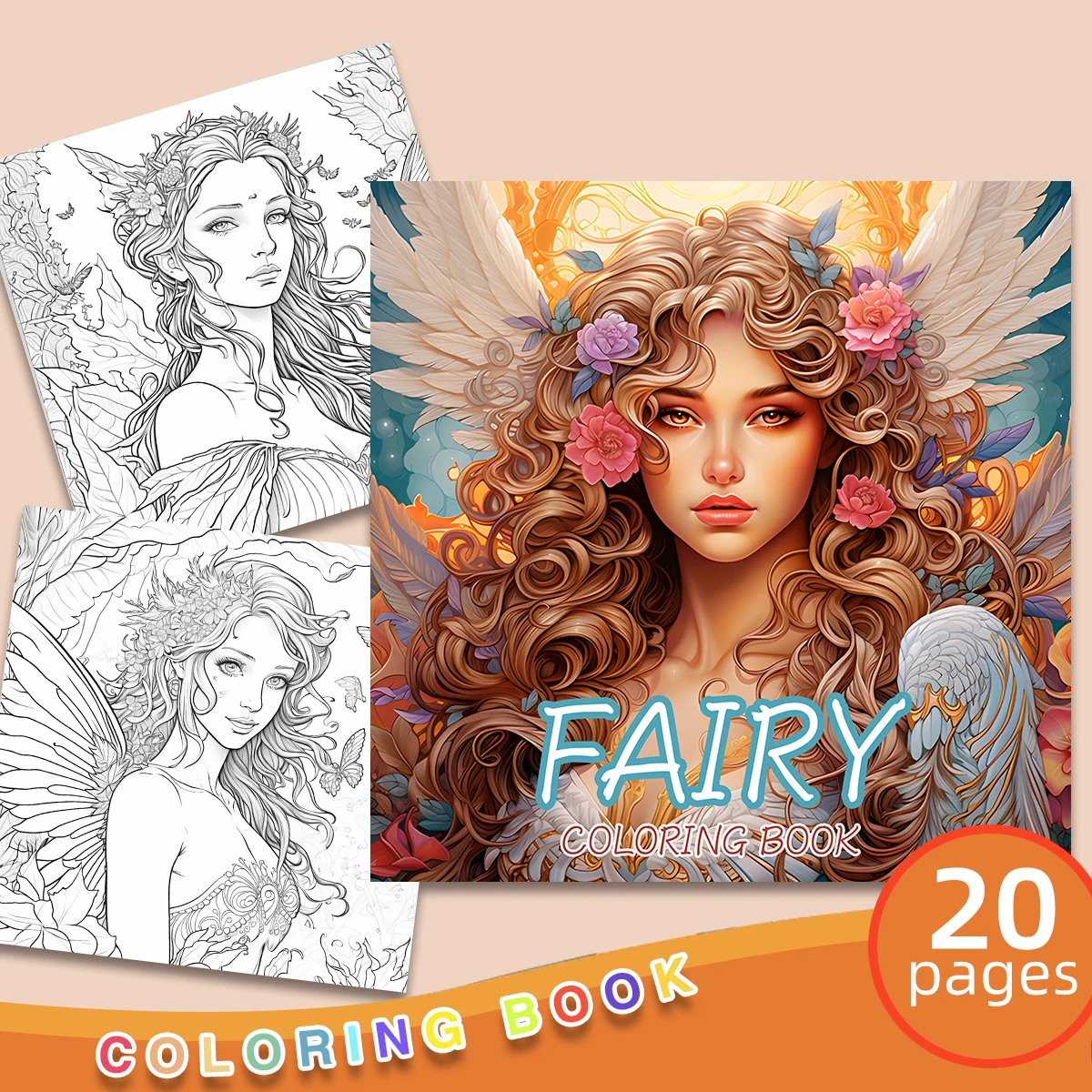 1PC Adult Coloring Book adult coloring book with Animals Landscape Flowers Patterns Mushroom And Many More For Relaxation Paperback