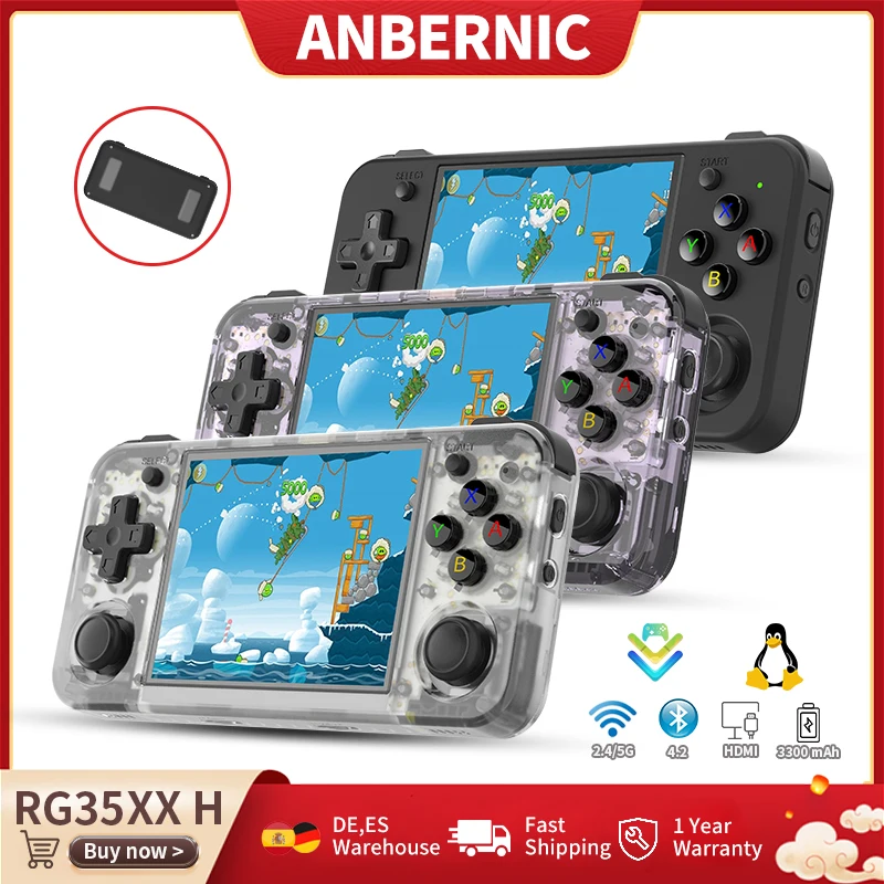 Przenośna retro konsola ANBERNIC RG35XX H (bez gier) za $59.14 / ~227zł