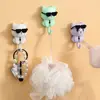 Funny Plastic Cartoon Cat Hooks Decorative Waterproof Sunglasses Cat Hooks Wall Hanging Key Hangers for Home 2