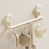 UFORU Bathroom towel rack Perforation-free wall hanging suction cup advanced sense bathroom wall hanging towel rack storage rack 2