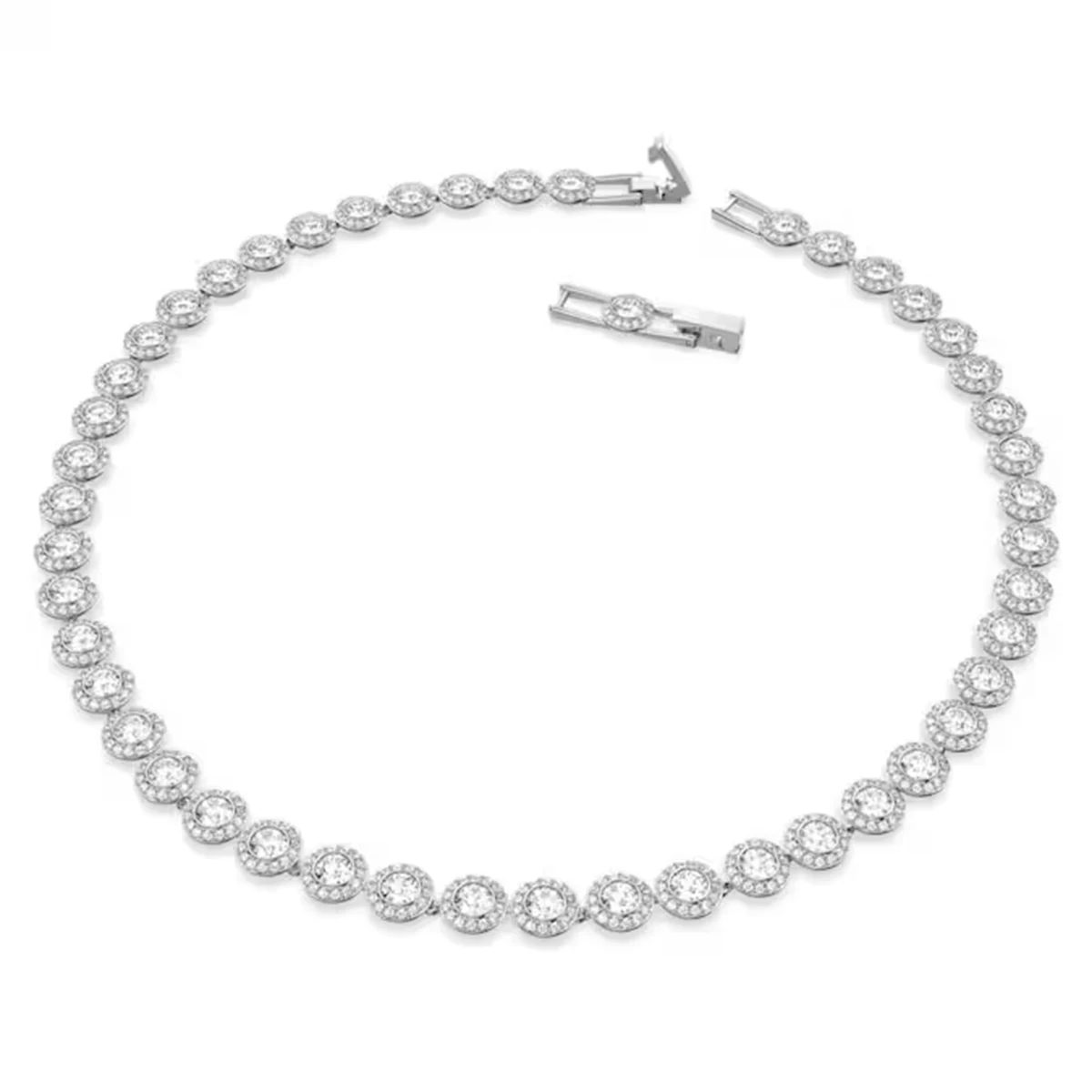 1pc S925 Sterling Silver Round Jewelry Set, Unique Earrings,Bracelet,Necklace, For Daily, Party, And Banquet Decor 4