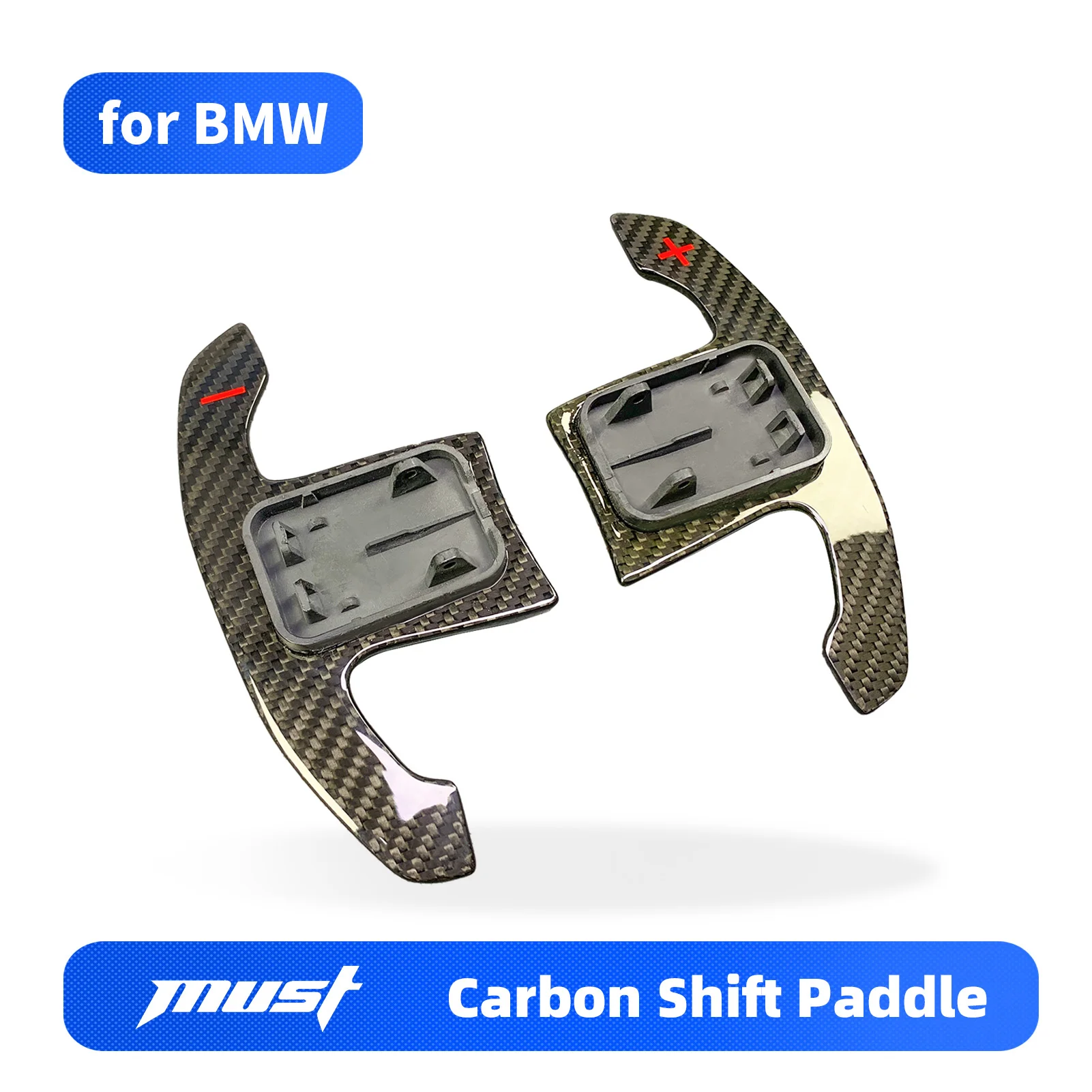 탄소 섬유 시프트 패들, BMW M 스포츠 스타일에 적합, G20, G30, G01, G05, F10, F30, 1, 2, 3, 4, 5, 6, 7, 8 시리즈와 호환